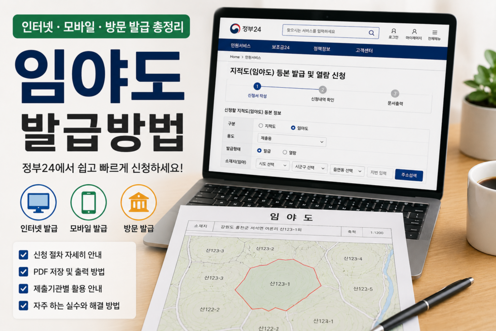 임야도 발급방법