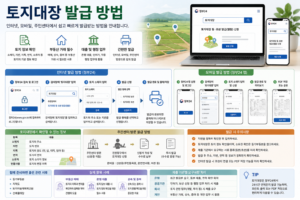 토지대장 발급 방법 인터넷 발급 화면